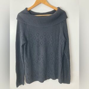 💜 Croft & Barrow Black Sweater in Size X Large